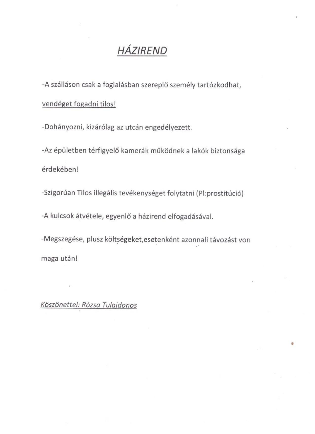Rozsa Apartmanhaz Σέγκεντ Εξωτερικό φωτογραφία